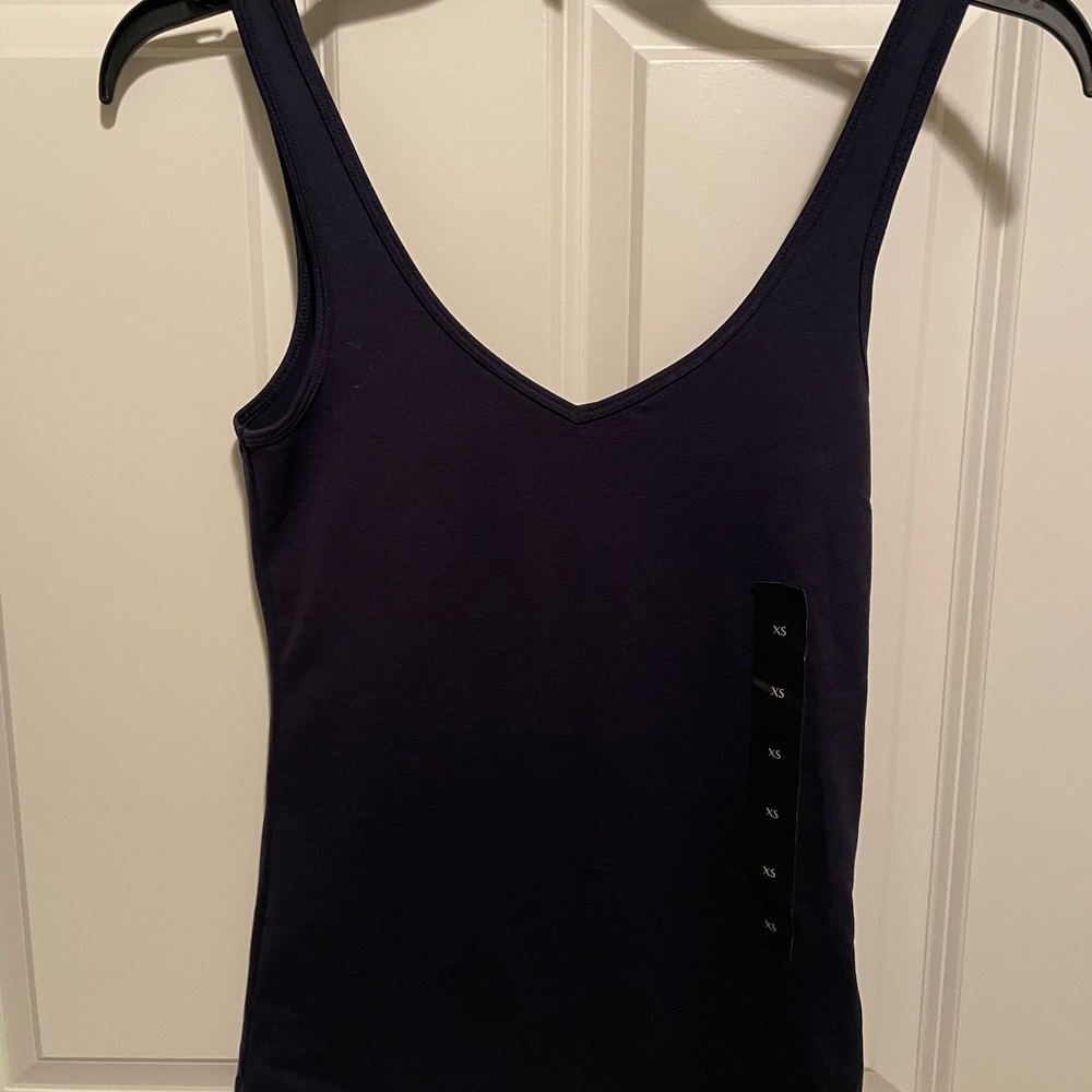 Women's Banana Republic Navy Reversible Tank Top
